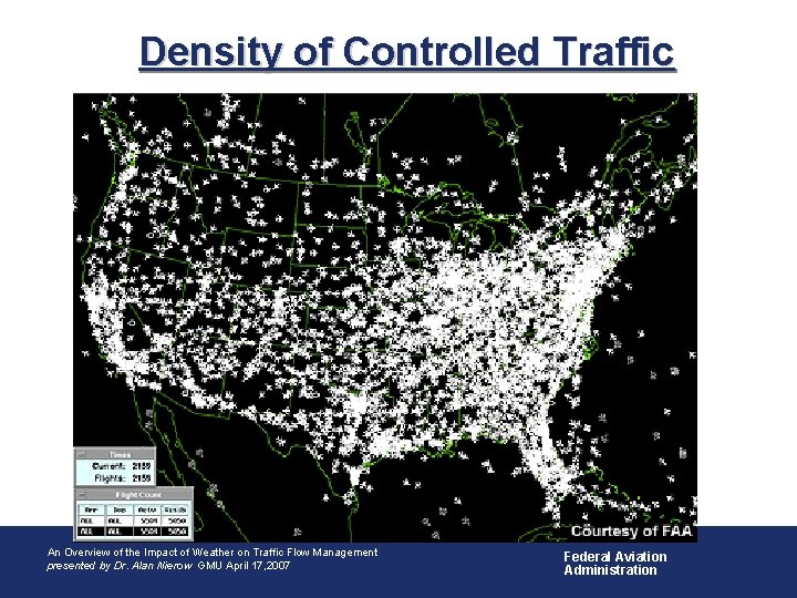 Density of Controlled Traffic • An Overview of Aviation Weather Impacts An Overview of