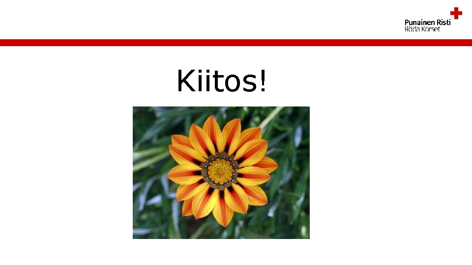 Kiitos! 