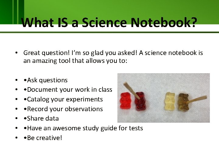 What IS a Science Notebook? • Great question! I’m so glad you asked! A