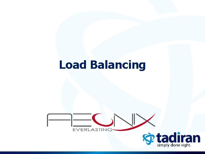 Load Balancing 