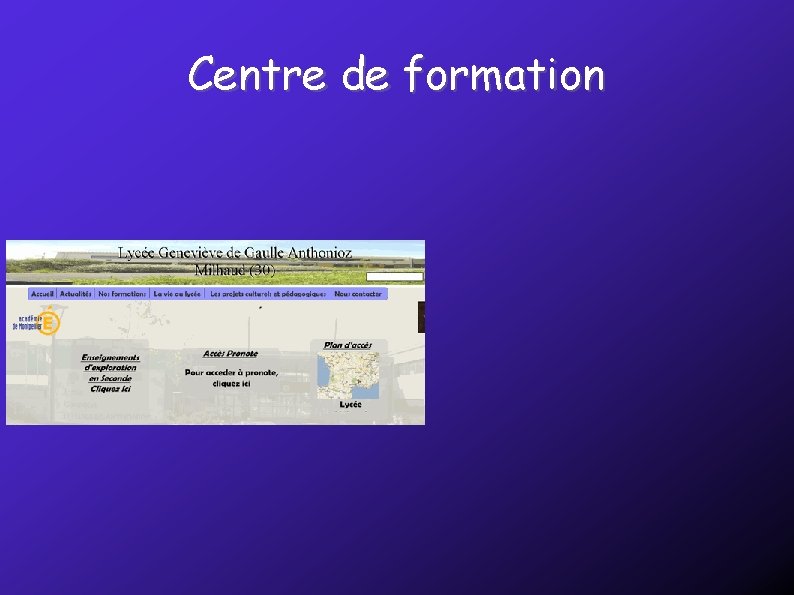 Centre de formation 