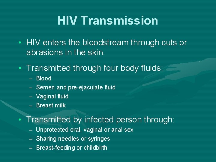 Drawing the Line Learning About HIV and AIDS