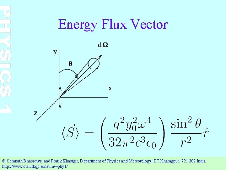 Energy Flux Vector Ó Somnath Bharadwaj and Pratik Khastgir, Department of Physics and Meteorology,