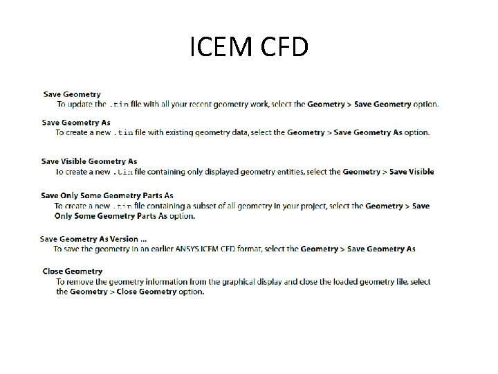 ICEM CFD 