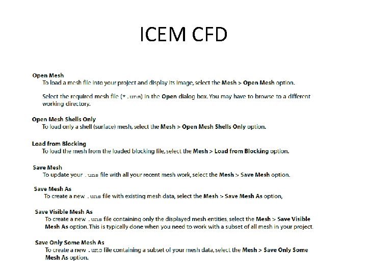 ICEM CFD 