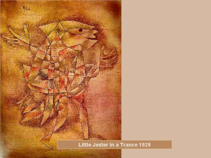 Little Jester in a Trance 1929 