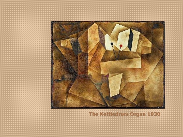 The Kettledrum Organ 1930 