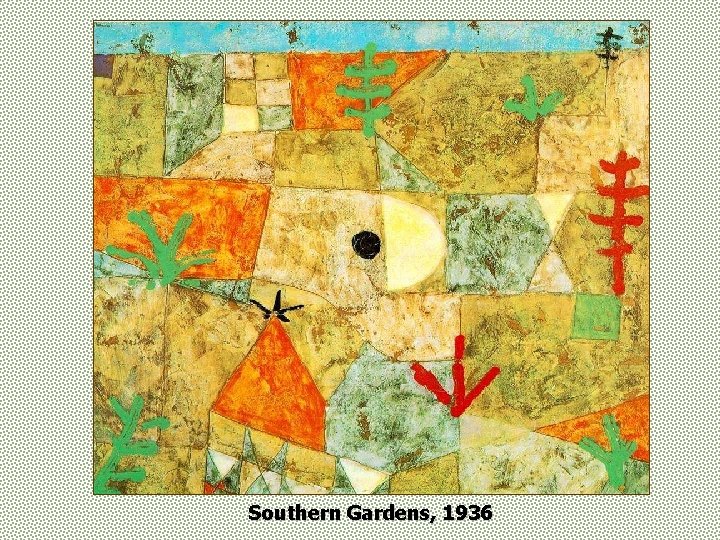 Southern Gardens, 1936 