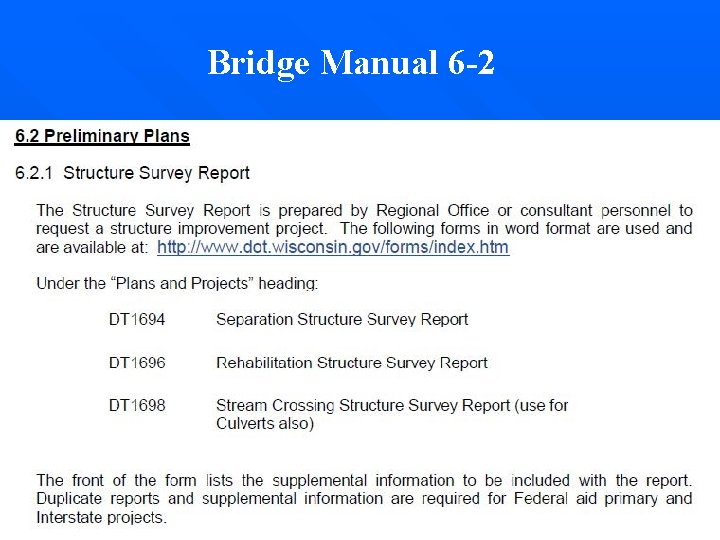 Bridge Manual 6 -2 