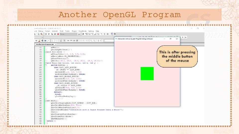 Another Open. GL Program 