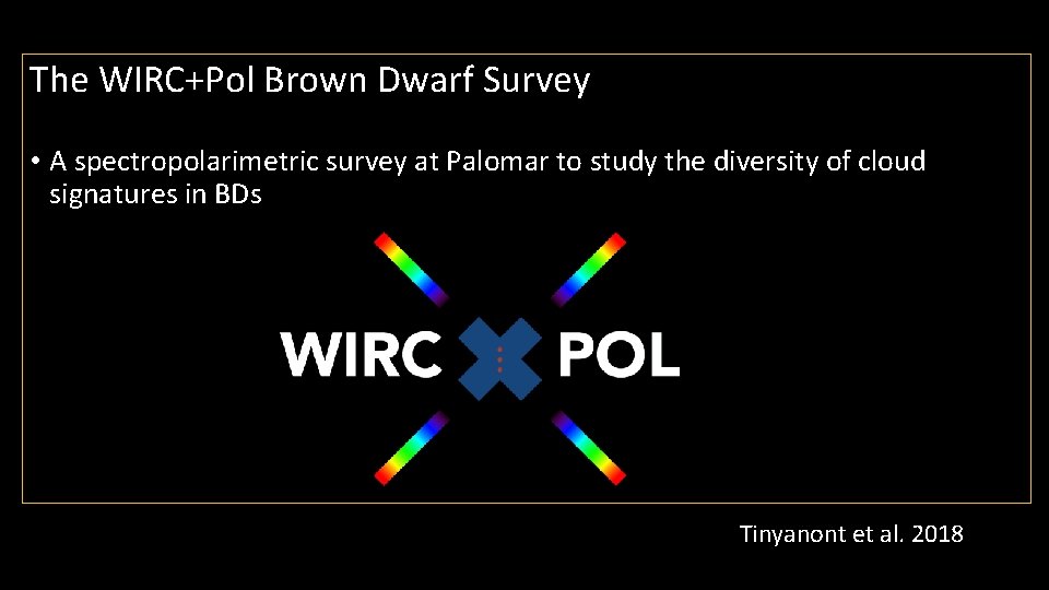The WIRC+Pol Brown Dwarf Survey • A spectropolarimetric survey at Palomar to study the