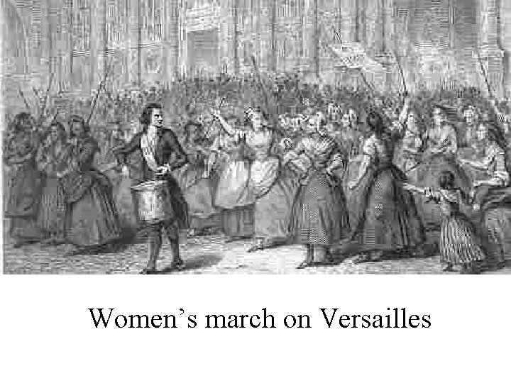 Women’s march on Versailles 