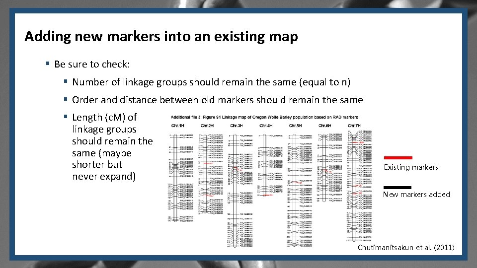 Adding new markers into an existing map § Be sure to check: § Number