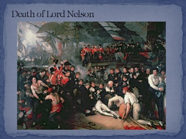 Death of Lord Nelson 
