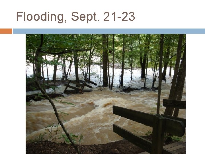 Flooding, Sept. 21 -23 