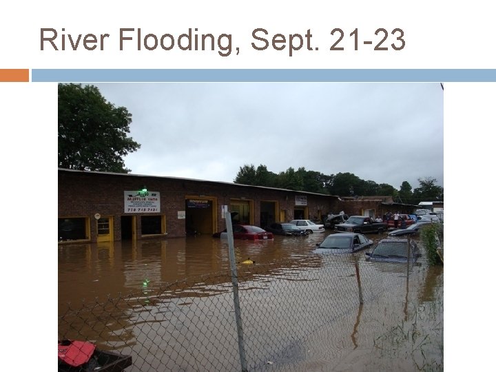 River Flooding, Sept. 21 -23 