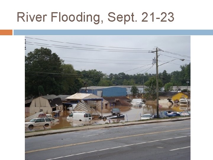 River Flooding, Sept. 21 -23 