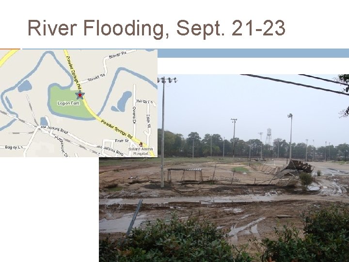 River Flooding, Sept. 21 -23 