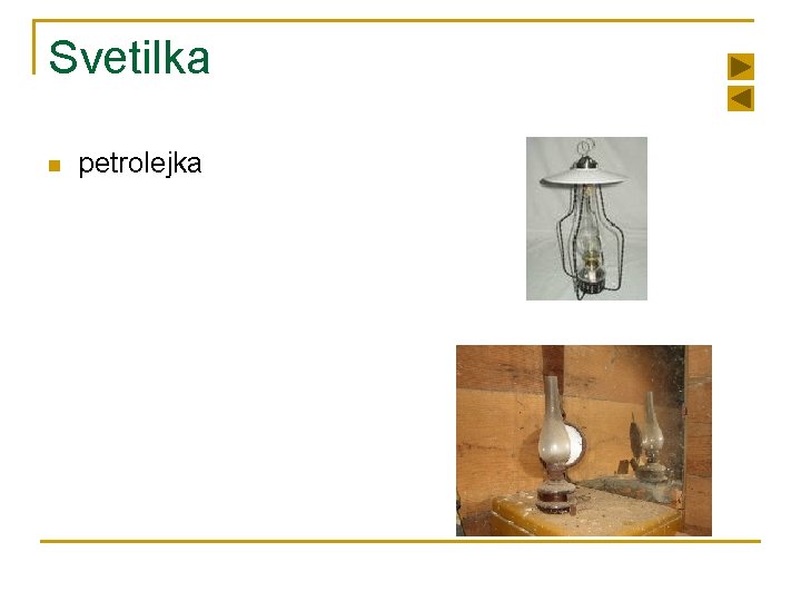 Svetilka n petrolejka 