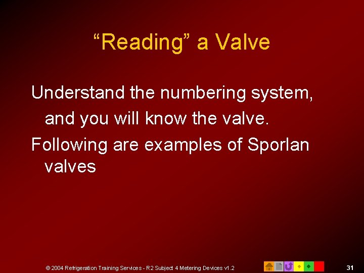 “Reading” a Valve Understand the numbering system, and you will know the valve. Following