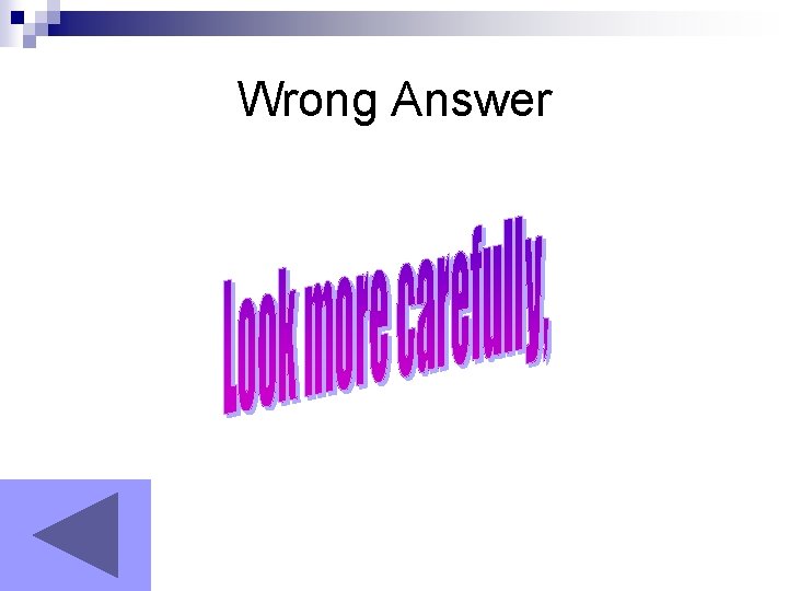 Wrong Answer 