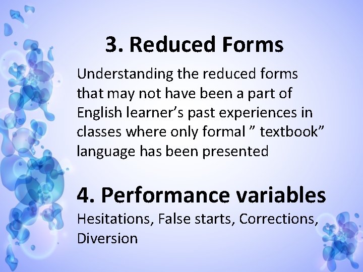 3. Reduced Forms Understanding the reduced forms that may not have been a part