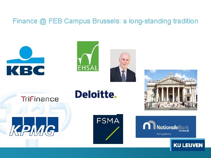 Finance @ FEB Campus Brussels: a long-standing tradition 