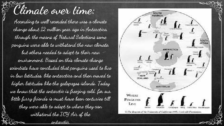 Climate over time: According to well recorded there was a climate change about 12