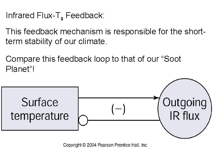 Infrared Flux-Ts Feedback: This feedback mechanism is responsible for the shortterm stability of our