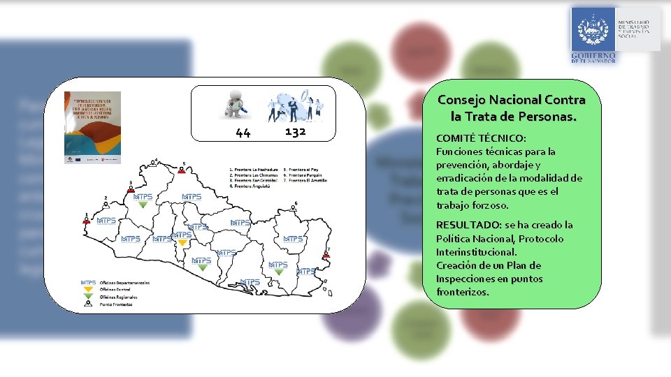 44 132 Consejo Nacional Contra la Trata de Personas. COMITÉ TÉCNICO: TÉCNICO Funciones técnicas