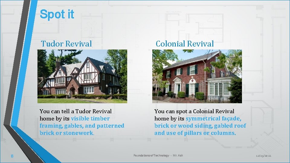 Spot it 8 Tudor Revival Colonial Revival You can tell a Tudor Revival home