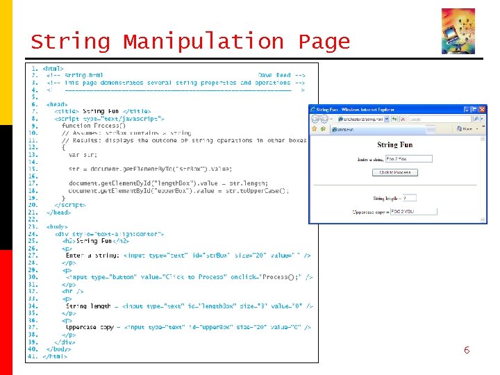 String Manipulation Page 6 