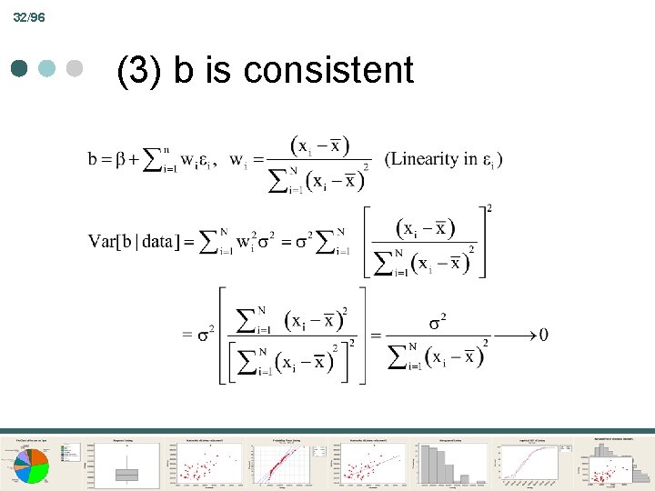 32/96 (3) b is consistent 