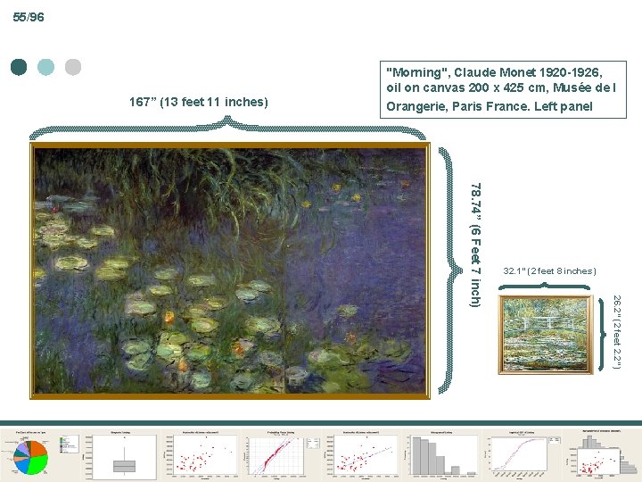 55/96 167” (13 feet 11 inches) "Morning", Claude Monet 1920 -1926, oil on canvas