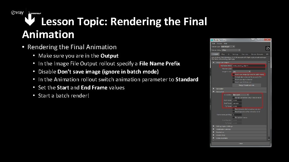 VRay Render Animation Moving Objects Lesson Introduction Orientation