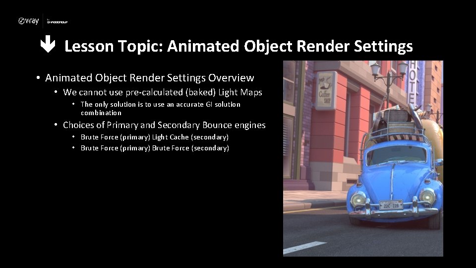 VRay Render Animation Moving Objects Lesson Introduction Orientation