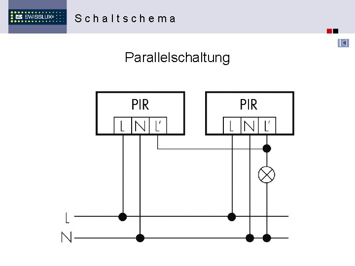 Schaltschema Parallelschaltung 