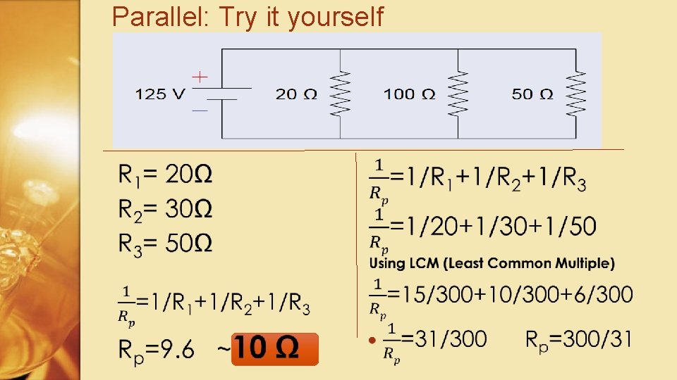 Parallel: Try it yourself 