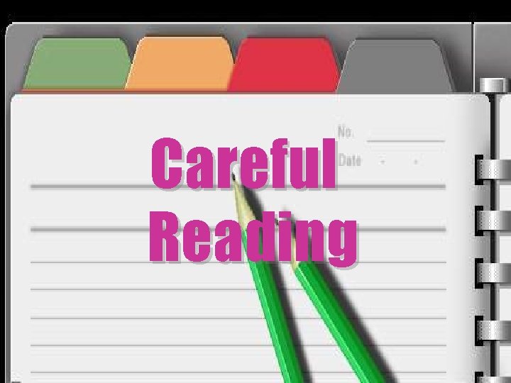 Careful Reading 