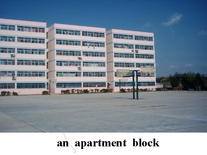 an apartment block 