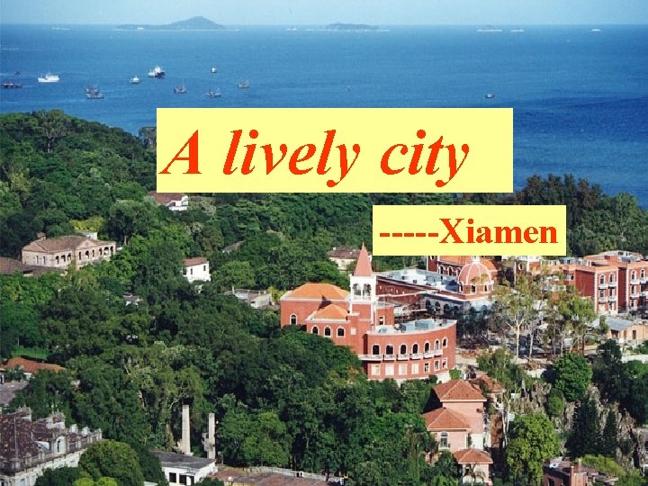 A lively city -----Xiamen 