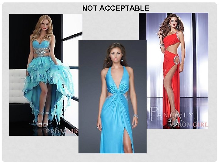 NOT ACCEPTABLE 