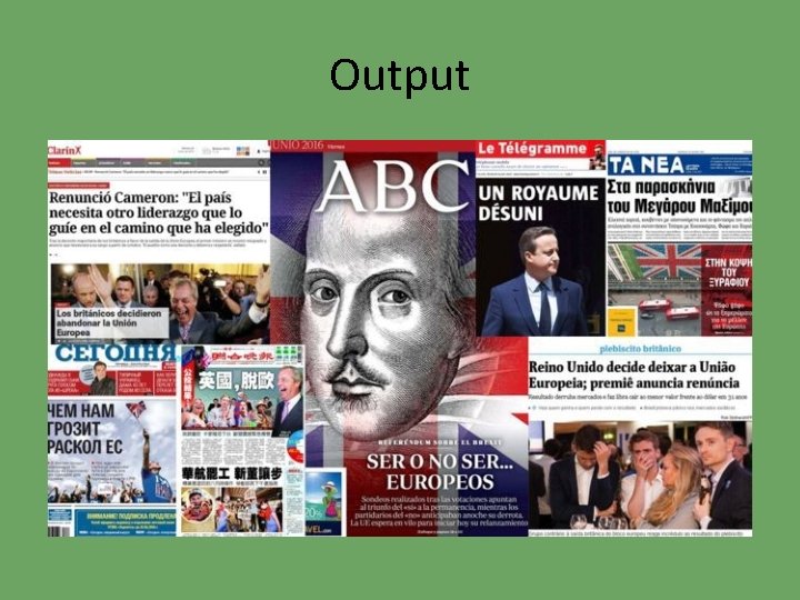 Output 