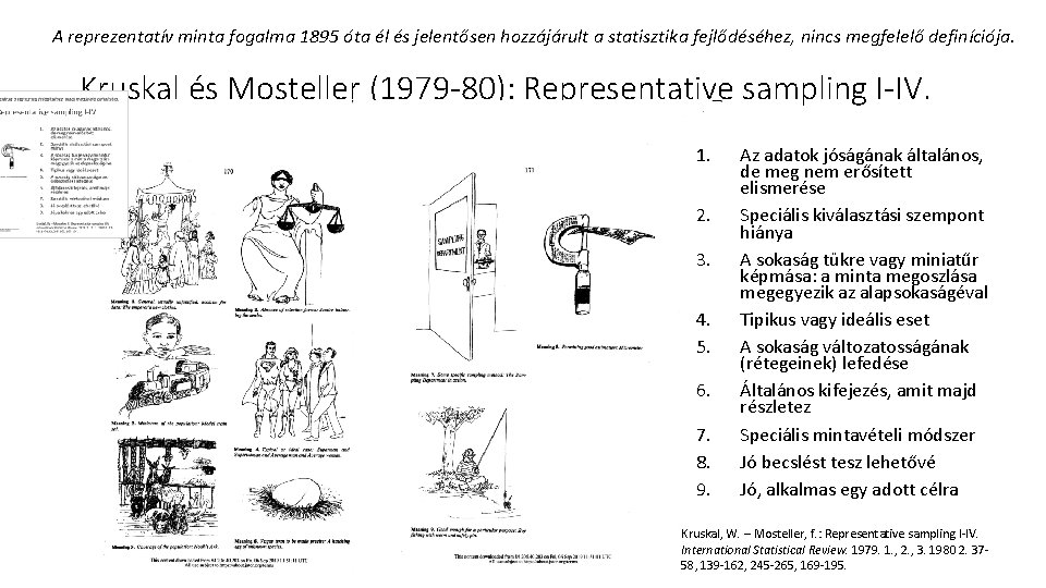 A reprezentatív minta fogalma 1895 óta él és jelentősen hozzájárult a statisztika fejlődéséhez, nincs