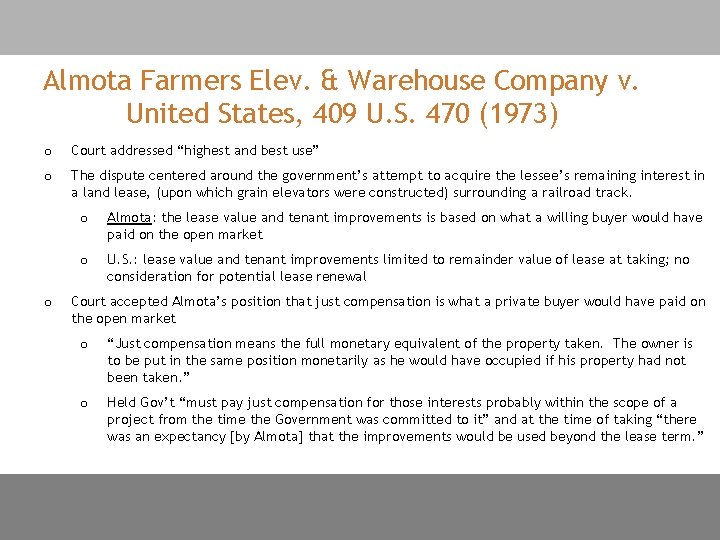 Almota Farmers Elev. & Warehouse Company v. United States, 409 U. S. 470 (1973)