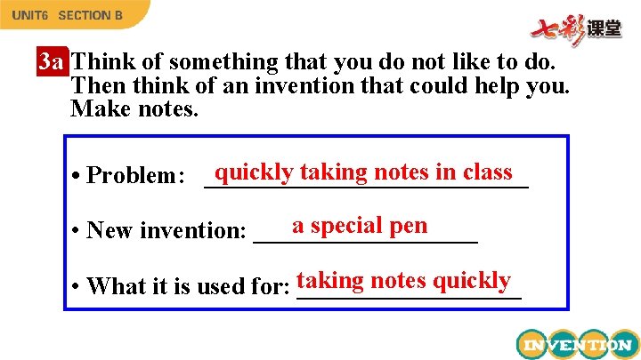 3 a Think of something that you do not like to do. Then think