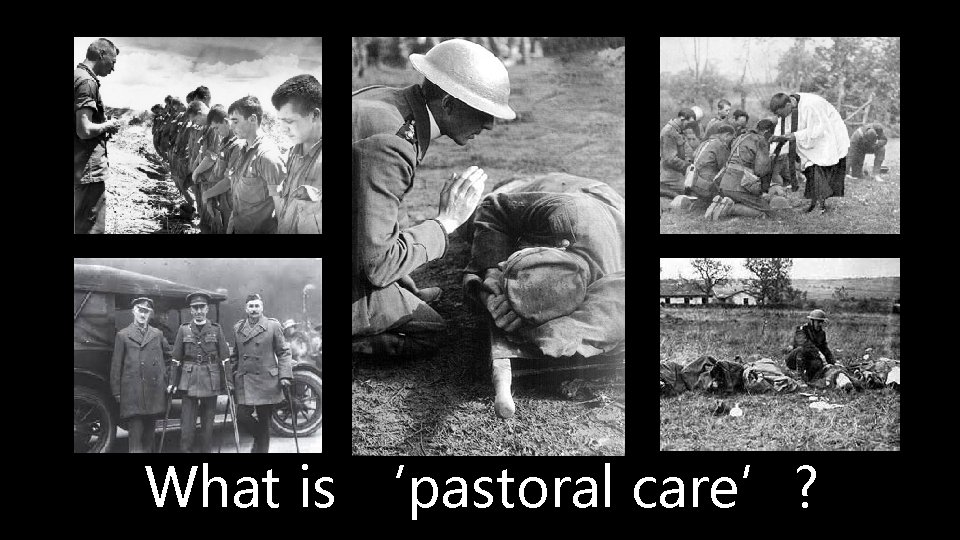 What is ‘pastoral care’? 