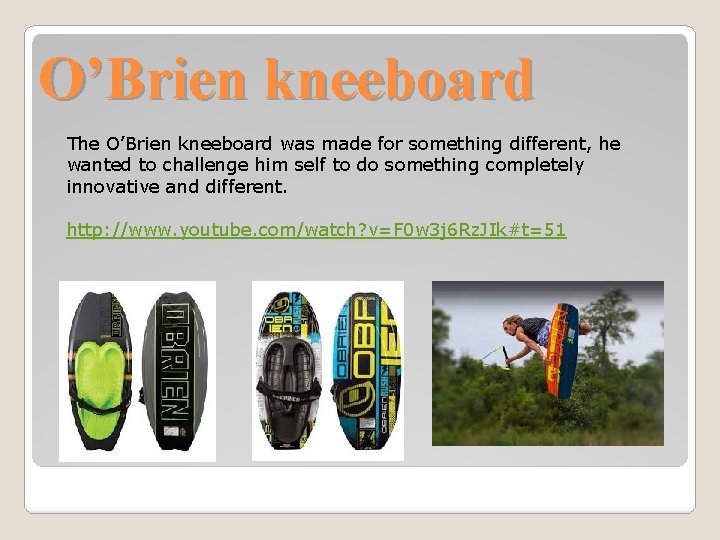 Herb OBrien A legend of the water ski