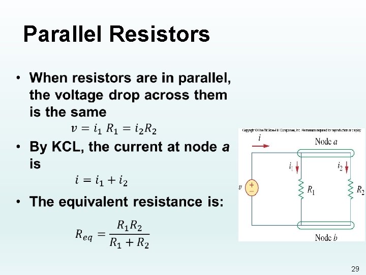 Parallel Resistors • 29 
