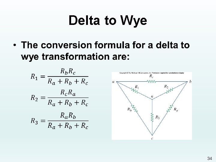 Delta to Wye • 34 